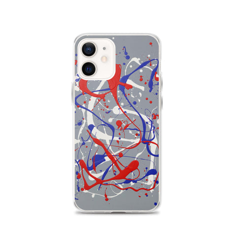 Funda transparente para iPhone® de la obra I LOVE Dripping #1