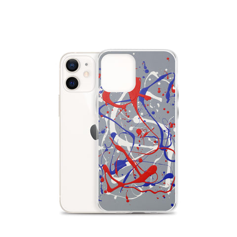 Funda transparente para iPhone® de la obra I LOVE Dripping #1