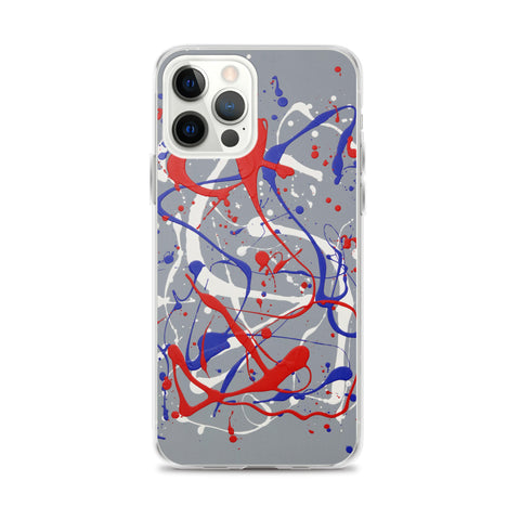 Funda transparente para iPhone® de la obra I LOVE Dripping #1