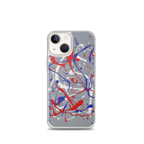 Funda transparente para iPhone® de la obra I LOVE Dripping #1