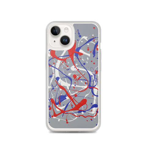 Funda transparente para iPhone® de la obra I LOVE Dripping #1