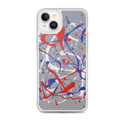 Funda transparente para iPhone® de la obra I LOVE Dripping #1