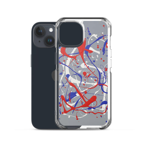 Funda transparente para iPhone® de la obra I LOVE Dripping #1