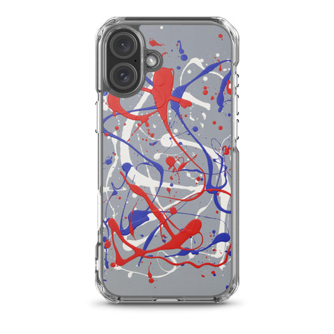 Funda transparente para iPhone® de la obra I LOVE Dripping #1