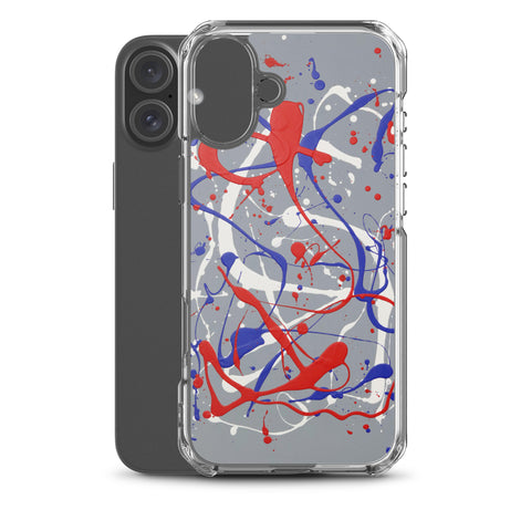 Funda transparente para iPhone® de la obra I LOVE Dripping #1