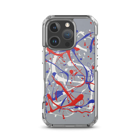 Funda transparente para iPhone® de la obra I LOVE Dripping #1