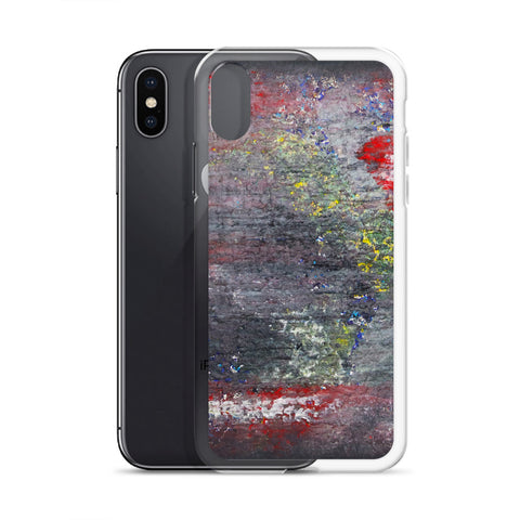 Funda transparente para iPhone® de la obra Incendio Parte 2