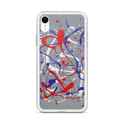 Funda transparente para iPhone® de la obra I LOVE Dripping #1