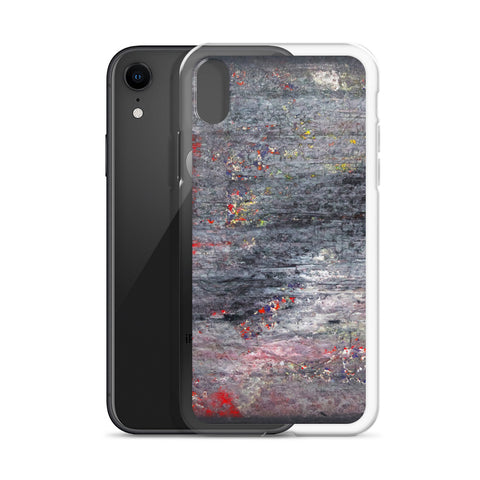 Funda transparente para iPhone® de la obra Incendio Parte 1