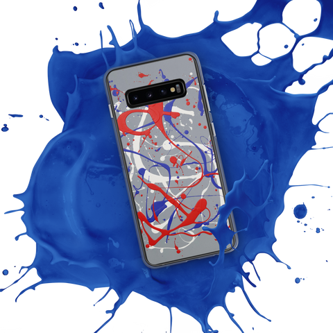 Funda transparente para Samsung de la obra I LOVE Dripping #1 - Copyright77