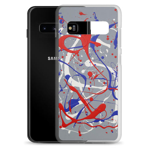 Funda transparente para Samsung® de la obra I LOVE Dripping #1