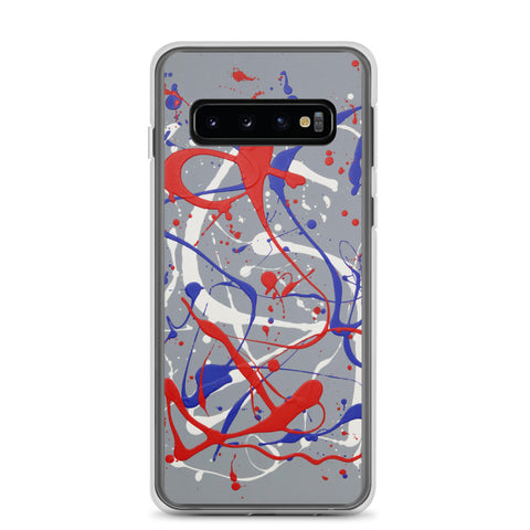 Funda transparente para Samsung® de la obra I LOVE Dripping #1