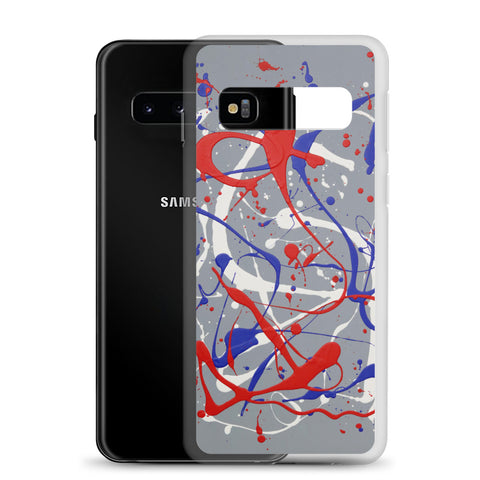 Funda transparente para Samsung® de la obra I LOVE Dripping #1