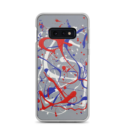 Funda transparente para Samsung® de la obra I LOVE Dripping #1