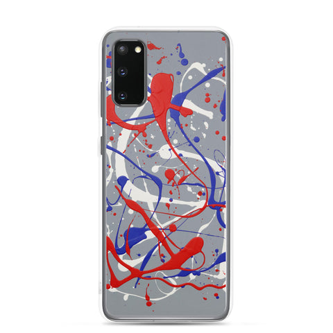 Funda transparente para Samsung® de la obra I LOVE Dripping #1