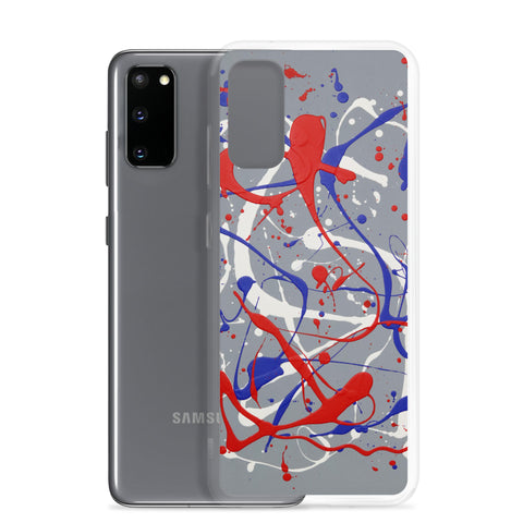 Funda transparente para Samsung® de la obra I LOVE Dripping #1