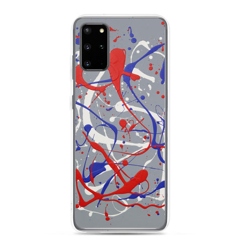 Funda transparente para Samsung® de la obra I LOVE Dripping #1