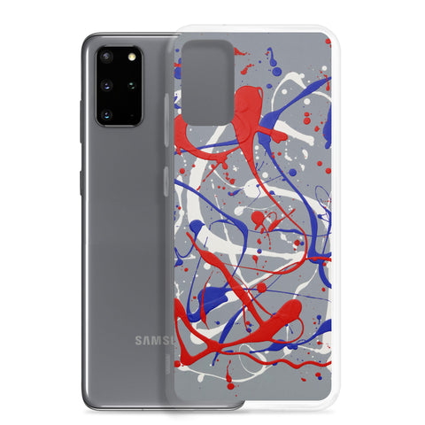 Funda transparente para Samsung® de la obra I LOVE Dripping #1