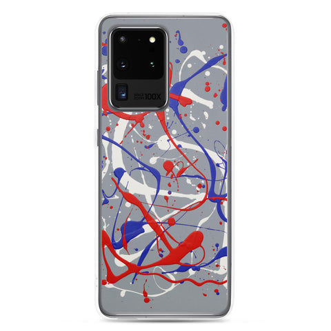 Funda transparente para Samsung® de la obra I LOVE Dripping #1