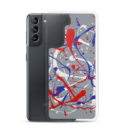 Funda transparente para Samsung® de la obra I LOVE Dripping #1