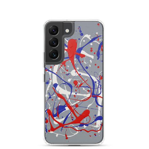 Funda transparente para Samsung® de la obra I LOVE Dripping #1