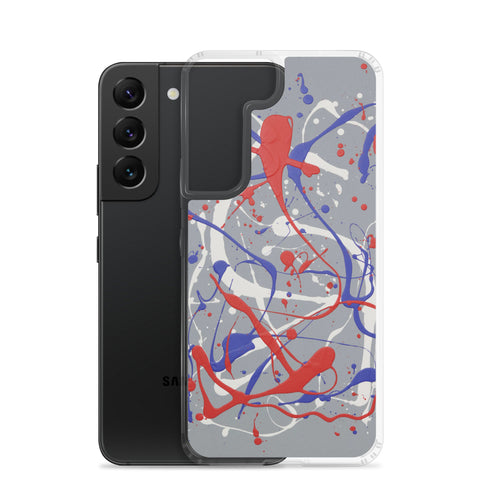 Funda transparente para Samsung® de la obra I LOVE Dripping #1