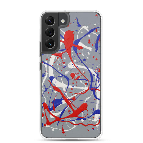 Funda transparente para Samsung® de la obra I LOVE Dripping #1