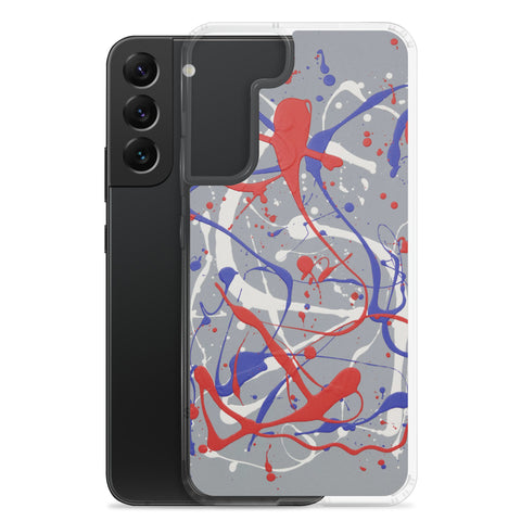 Funda transparente para Samsung® de la obra I LOVE Dripping #1