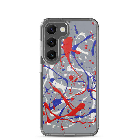 Funda transparente para Samsung® de la obra I LOVE Dripping #1