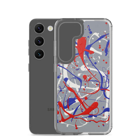 Funda transparente para Samsung® de la obra I LOVE Dripping #1