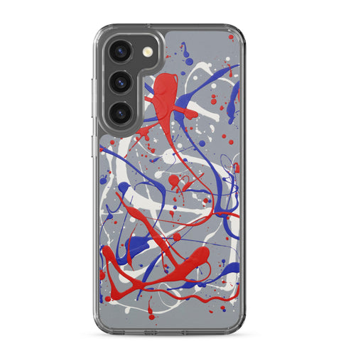 Funda transparente para Samsung® de la obra I LOVE Dripping #1