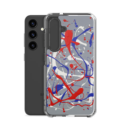 Funda transparente para Samsung® de la obra I LOVE Dripping #1