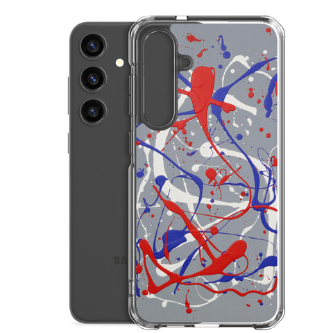 Funda transparente para Samsung® de la obra I LOVE Dripping #1