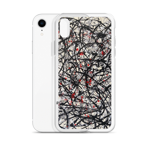 Funda de móvil para iPhone con diseño de la obra Distorsión - copyright77